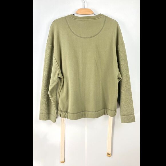 Herman Market Olive Sweatshirt (Like Ambush) Size 1 (LGBTQ) - Picture 3 of 8
